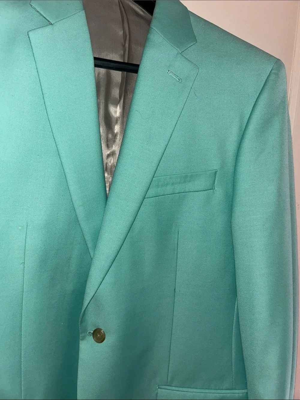 Ralph Lauren Sea Foam Mint Green Tiffany Blue Blazer Sport Coat Jacket Men’s 40L